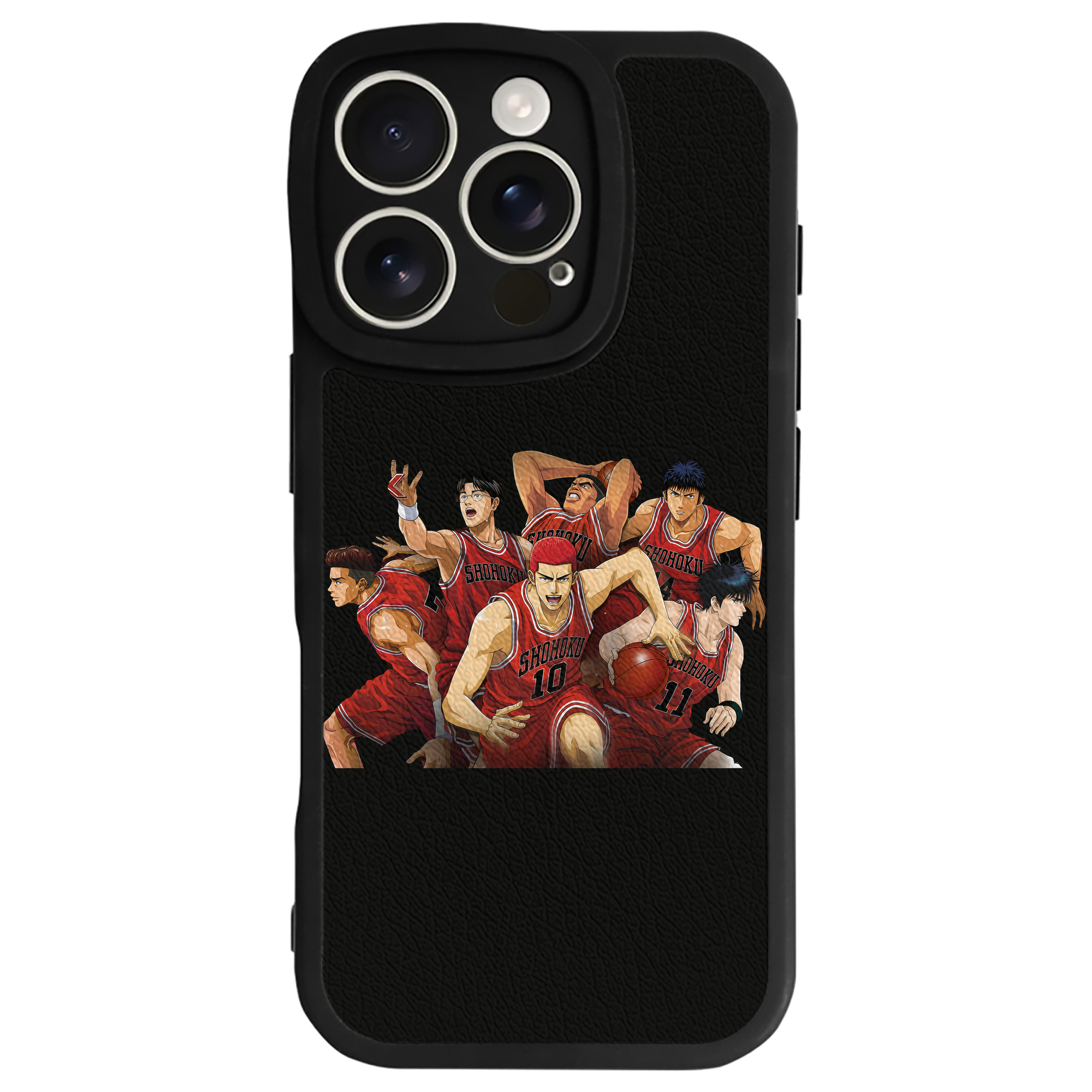 （画像用） SLAM DUNK／スラムダンク 【iPhone 16シリーズ対応】シリコンスマホケース（レザー調） 材質：シリコン